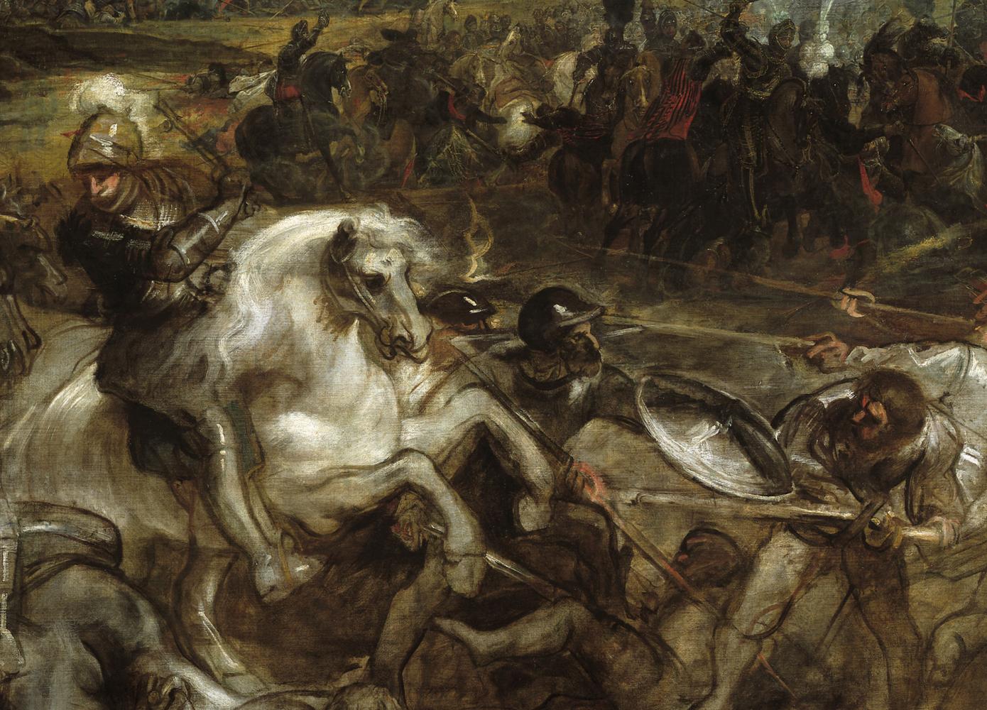 Peter Paul Rubens, Henri IV in de slag bij Ivry, 1630, Collectie Stad Antwerpen, Rubenshuis, publiek domein