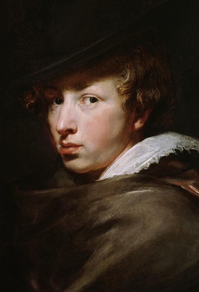 Anthony van Dyck, Zelfportret, 1616-1617, Collectie Stad Antwerpen, Rubenshuis, publiek domein