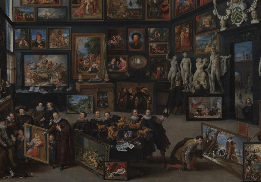 Willem van Haecht, The art room of Cornelis van der Geest, 1628, City of Antwerp Collection, Rubenshuis, public domain