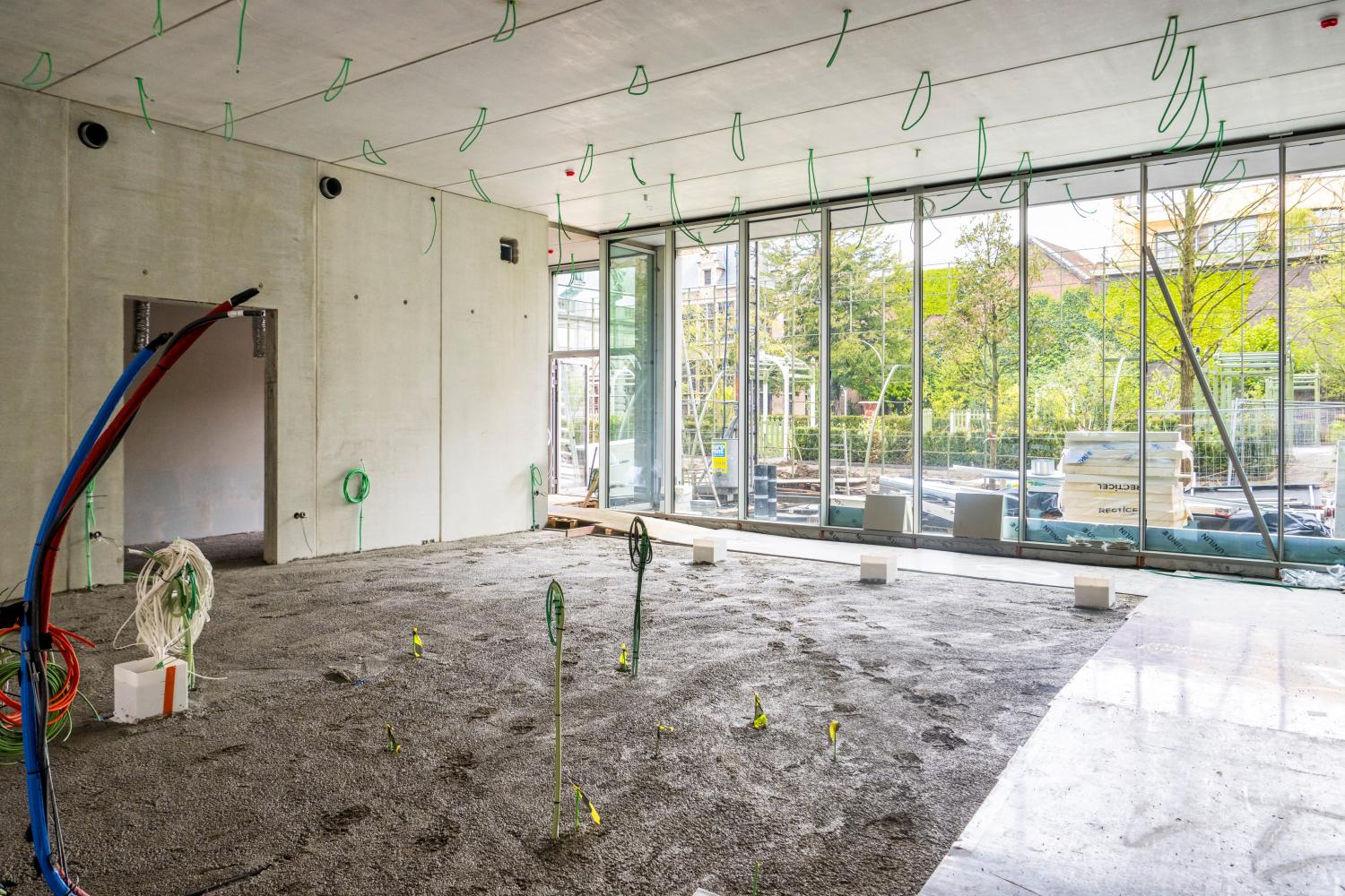 Constructie nieuw gebouw