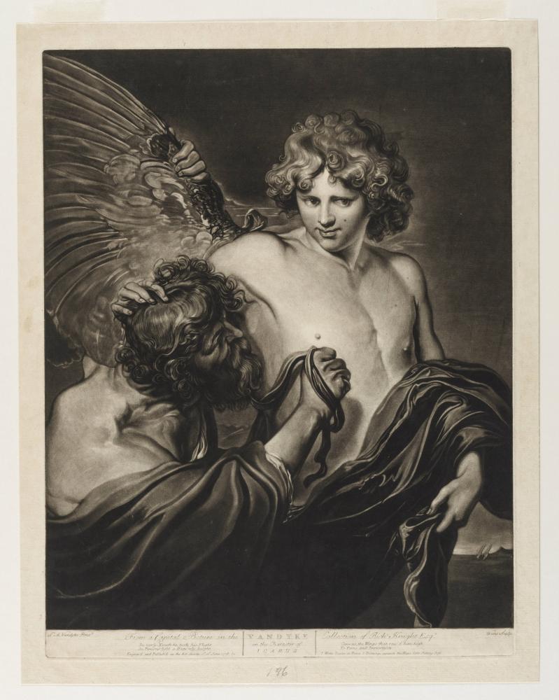 John Watts naar Anthony van Dyck, Daedalus en Icarus, z.d., Collectie Stad Antwerpen, Museum Plantin-Moretus, publiek domein