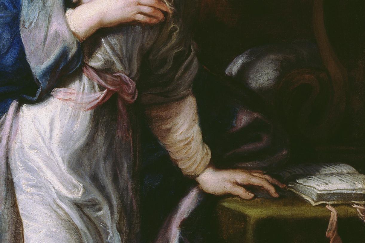 Peter Paul Rubens, Die Verkündigung im Detail, 1610 - 1628, Sammlung der Stadt Antwerpen, Rubenshuis, gemeinfrei
