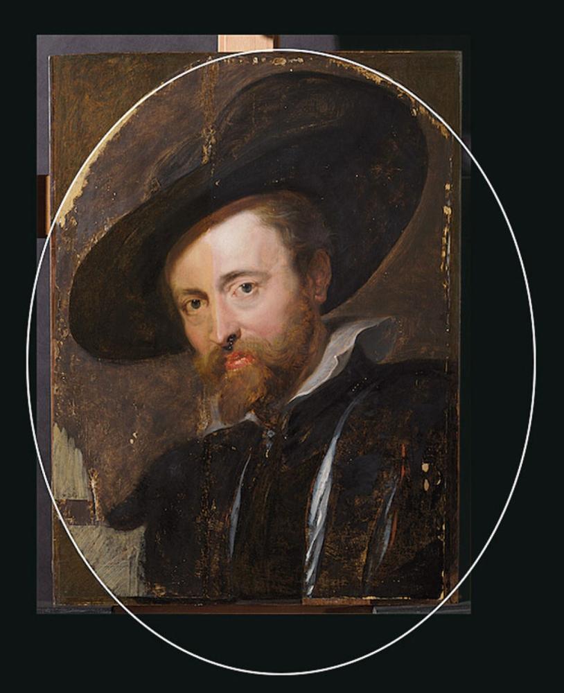 Peter Paul Rubens, Self-portrait (oval format during restauration), c. 1623-1630, City of Antwerp Collection, Rubenshuis, photo: CC0 KIK-IRPA, Brussels
