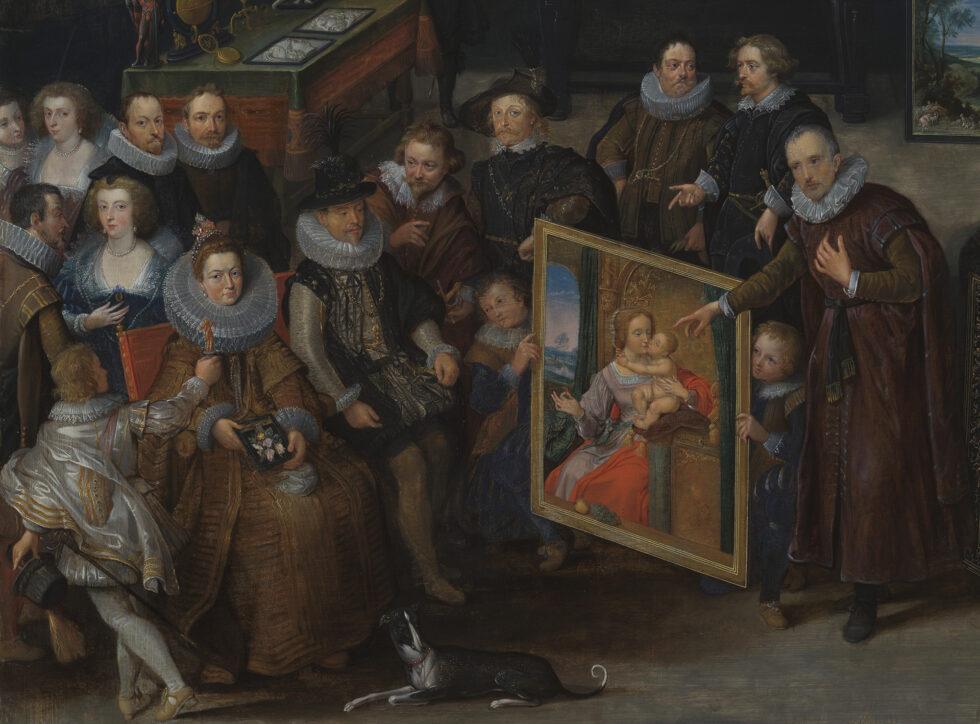Willem van Haecht, The Gallery of Cornelis van der Geest (detail), 1628, City of Antwerp Collection, Rubenshuis, photo: CC BY-SA KIK-IRPA, Brussels