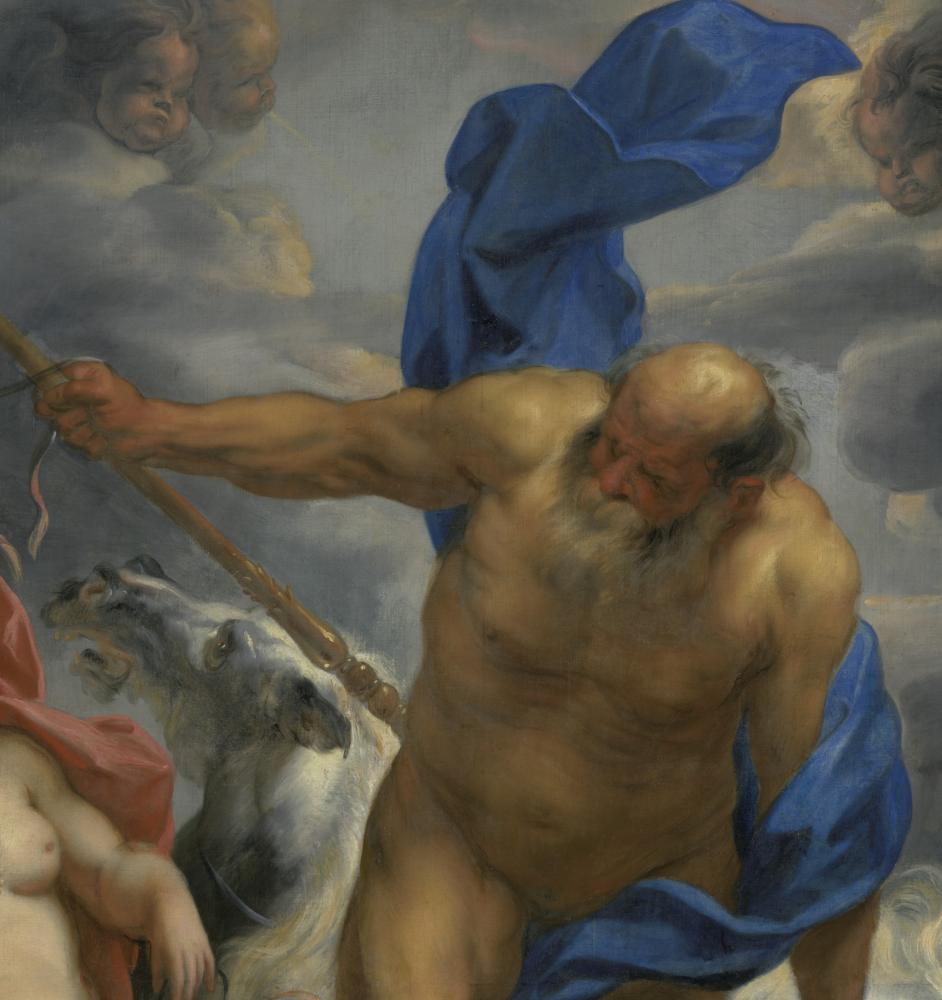 Jacques Jordaens, Neptune and Amphitrite (detail), c. 1648, Flemish Community Collection, in permanent storage at Rubenshuis, public domain