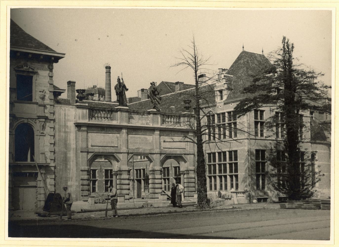 De restauratie van het Rubenshuis van 1939 - 1946, Collectie Stad Antwerpen, Rubenshuis, publiek domein.