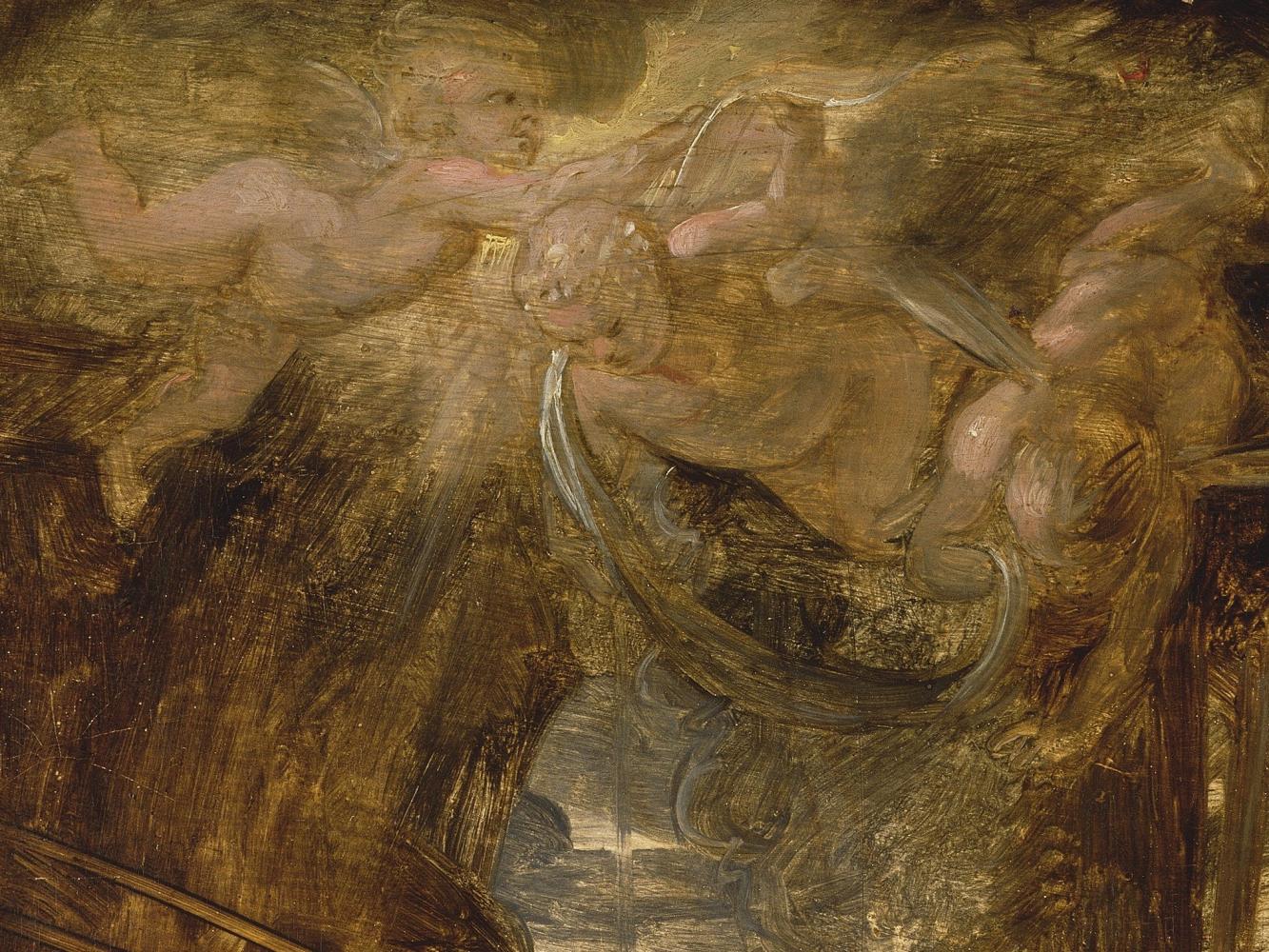 Peter Paul Rubens, De Aanbidding der herders (detail), 1615-1616, Collectie Stad Antwerpen, Rubenshuis, publiek domein