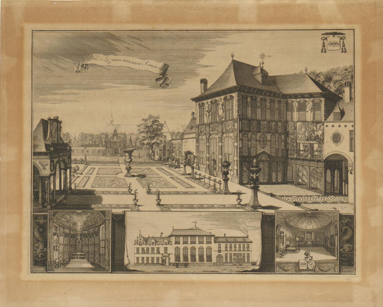 Jacob Harrewijn, Das Rubenshuis in Antwerpen, 1692, Sammlung der Stadt Antwerpen, Rubenshuis, gemeinfrei