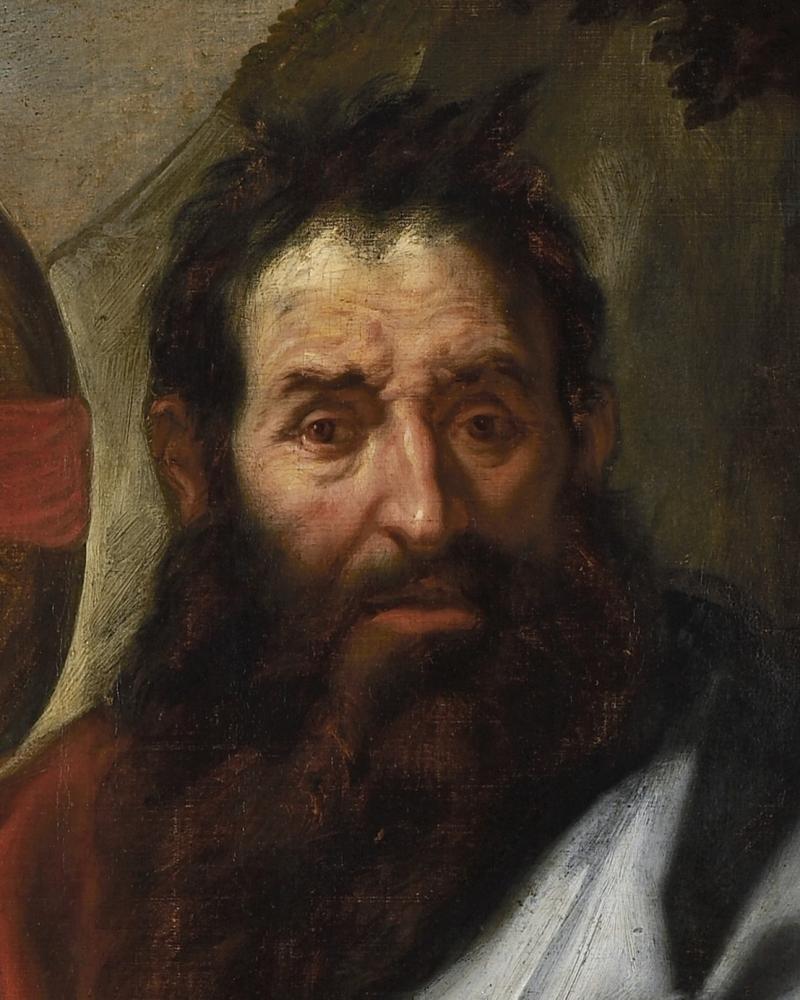 Jacques Jordaens, Mozes en zijn Ethiopische vrouw (detail), 1645-1650, Collectie Vlaamse Gemeenschap, in permanente bewaring bij Rubenshuis, publiek domein