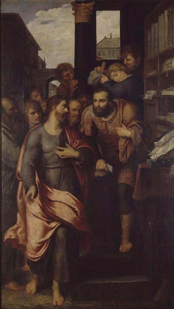 Otto van Veen und Erasmus II Quellinus, Die Berufung des Hl. Matthäus, 1536, KMSKA (Antwerpen), CC0