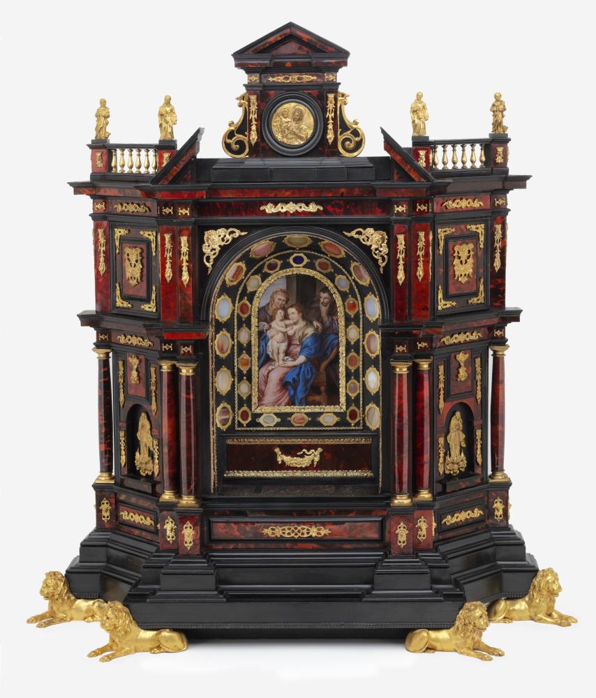 Peter Paul Rubens, Huisaltaar met voorstelling van O.L.Vrouw, de H. Anna en de H. Joachim, Collectie Stad Antwerpen, Rubenshuis, publiek domein