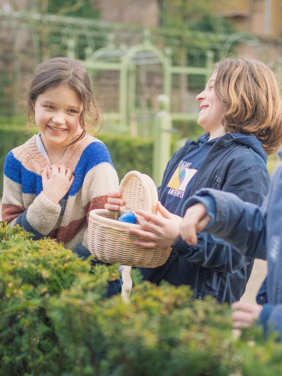 Paaseierenraap in de tuin