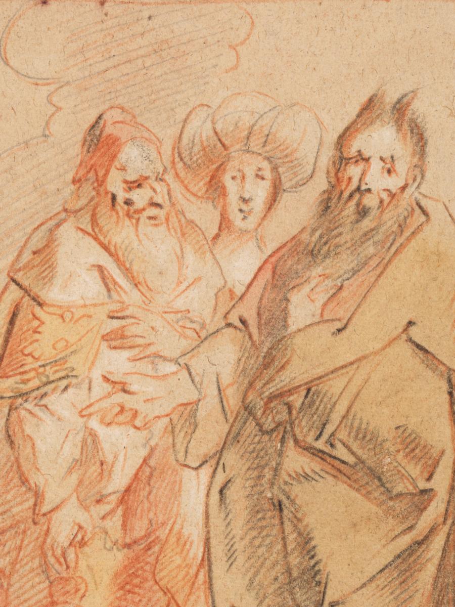 Jacques Jordaens, Mozes met Aaron en Mirjam 