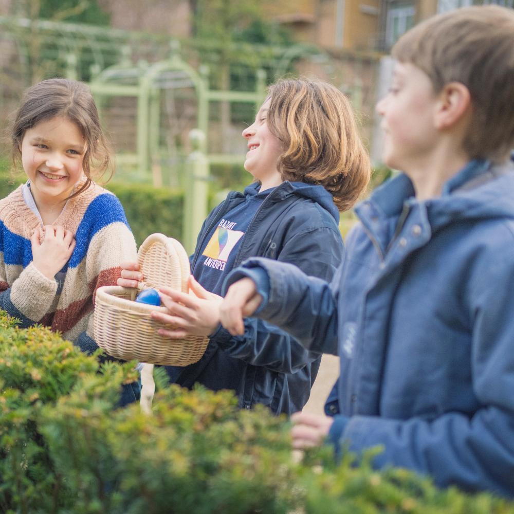 Paaseierenraap in de tuin