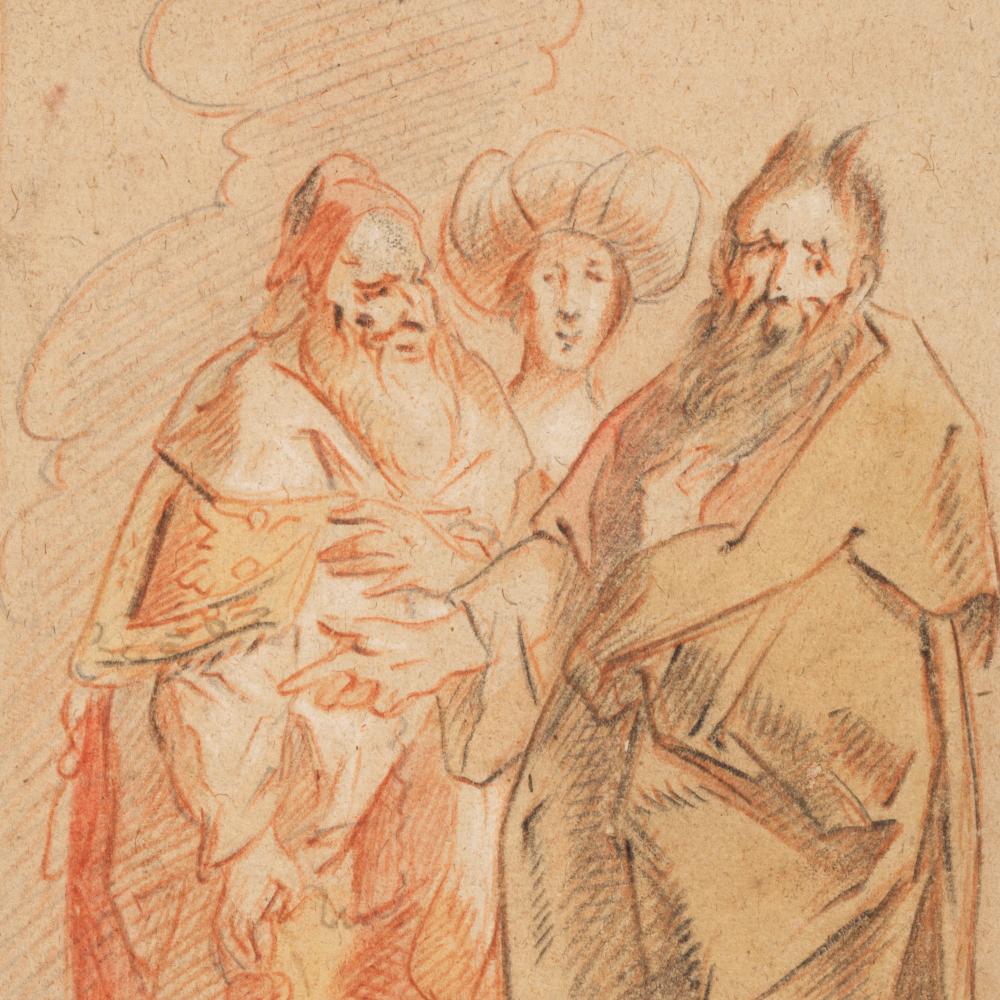 Aankoop zeldzame voorstudie van Jordaens