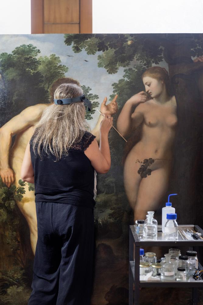 Restauratie Adam en Eva 