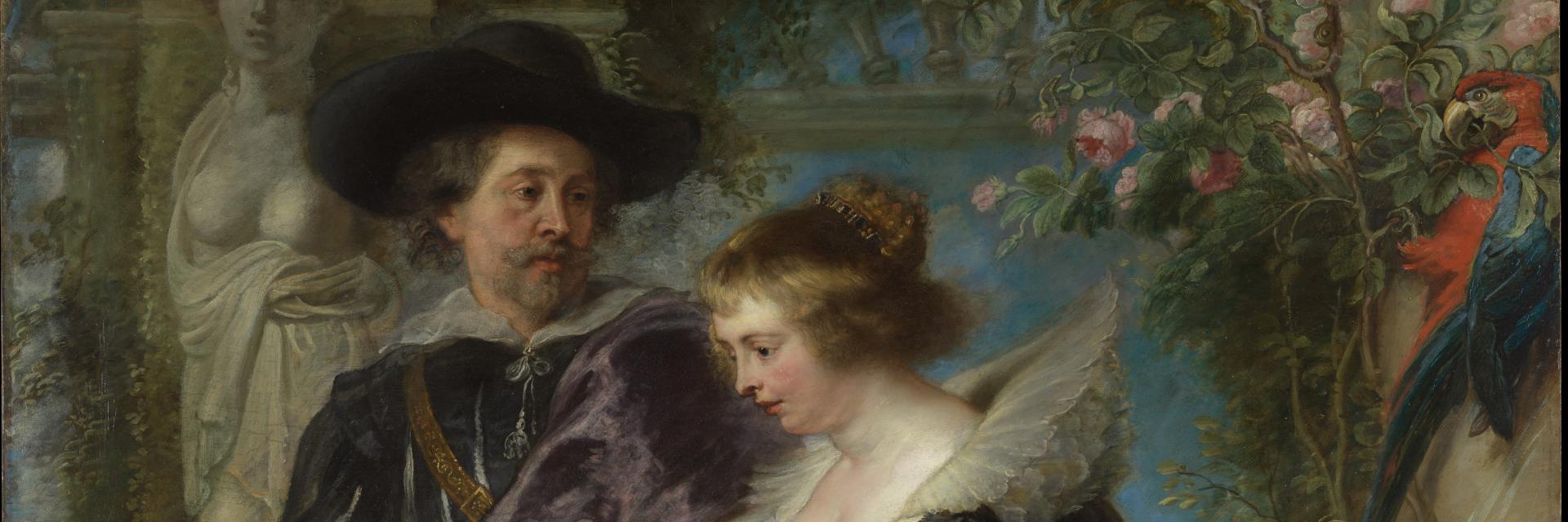 Peter Paul Rubens, Rubens, Helena Fourment en hun zoon Frans, 1635, The Metropolitan Museum of Art (New York), publiek domein